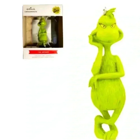 HALLMARK 2022 Dr. Suess The Grinch NIB ornament collectable - Picture 1 of 5